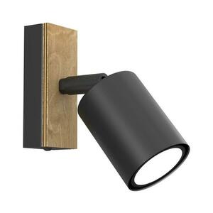 Fali spotlámpa TULON 1xGU10/8W/230V fekete/tölgy kép