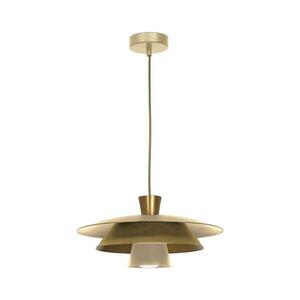 Csillár zsinóron PLATO 1xE27/15W/230V bézs/arany kép