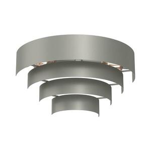 Fali lámpa RINGS 2xE27/15W/230V szürke kép