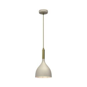 Csillár zsinóron NOAK 1xE27/15W/230V bézs/arany kép