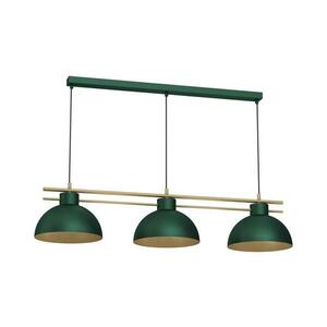 Csillár zsinóron ESTATE 3xE27/15W/230V zöld kép