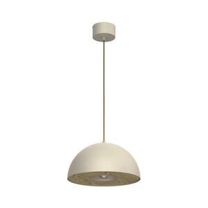 Csillár zsinóron ELGUND 1xE27/15W/230V átm. 35 cm bézs kép