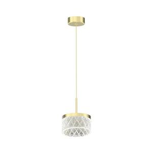 LED Csillár zsinóron ELEGANCE LED/9W/230V átm. 15 cm arany kép