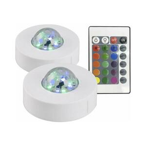 KÉSZLET 2x LED RGB Dekor lámpa FESTA 3xAAA/4, 5V + távirányítás kép