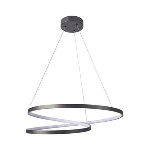 LED Csillár zsinóron ZEFIRA LED/52W/230V 4000K átm. 60 cm antracit kép