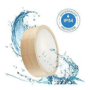 Fürdőszobai mennyezeti lámpa NATURAL 2xE27/15W/230V IP54 fenyő ø 27 cm kép