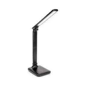 LED Dimmelhető érintős lámpa vezeték nélküli töltéssel és USB porttal REMUS LED/5W/230V fekete kép