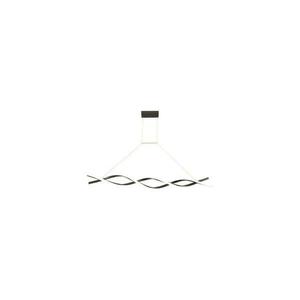 LED Csillár zsinóron TWIST LED/37W/230V 4000K 120 cm fekete kép