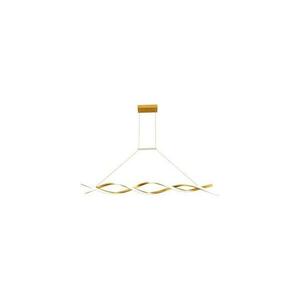 LED Csillár zsinóron TWIST LED/37W/230V 4000K 120 cm arany kép