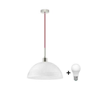 Eglo LED Csillár zsinóron 1xE27/60W/230V fehér kép
