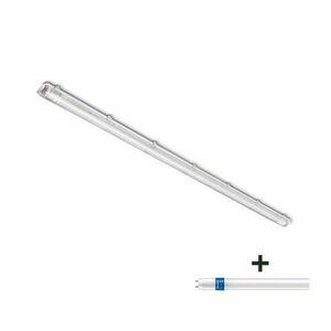 Nagy teherbírású fluoreszkáló lámpa+LED Fénycső érzékelővel Philips G13/24W/230V kép