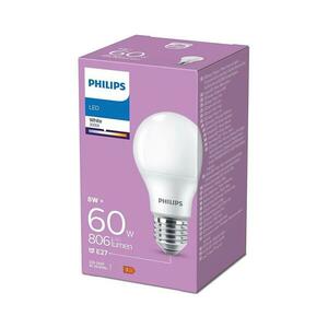 Philips LED Izzó Philips A60 E27/8W/230V 3000K kép