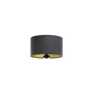 Univerzális lámpaernyő STANDART E27 átm. 45 cm szürke/arany kép