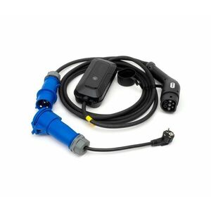 Utazási töltőállomás elektromos autókhoz EV/PHEV AC Típus 2 32A/230V 7, 4kW IP55 5m kép