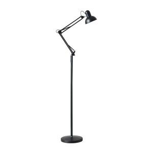 Rugalmas állólámpa AURIQ 1xE27/60W/230V 184 cm fekete kép