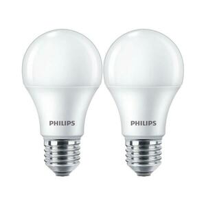 Philips KÉSZLET 2x LED Izzó Philips A60 E27/10W/230V 4000K kép
