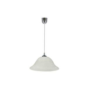 Csillár zsinóron VERA 1xE27/60W/230V fényezett króm/fehér kép