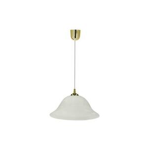 Csillár zsinóron VERA 1xE27/60W/230V arany/fehér kép