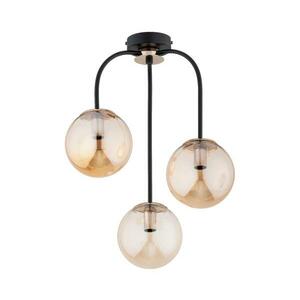 Felületre szerelhető csillár GAMMA 3xE14/10W/230V fekete/arany kép