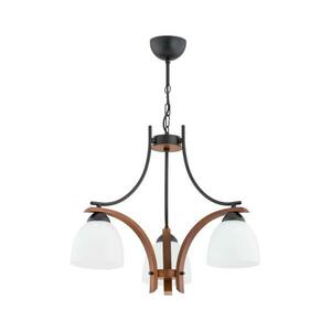 Csillár láncon BAFIA 3xE27/15W/230V barna kép