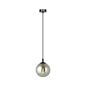 EMIBIG Csillár zsinóron COSMO 1xE14/10W/230V átm. 14 cm fekete/szürke kép