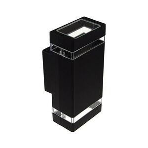 Kültéri fali lámpa LITEK 2xGU10/30W/230V IP44 fekete kép