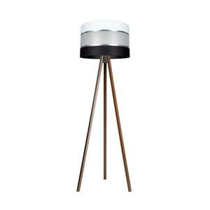 Állólámpa CORAL 1xE27/60W/230V barna/fekete/fehér/króm kép
