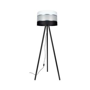 Állólámpa CORAL 1xE27/60W/230V wenge/fekete/fehér/króm kép