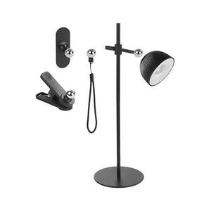LED Dimmelhető Asztali lámpa tölthető mágneses 4in1 LED/4, 2W/3, 7V 4000K fekete kép