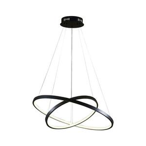 LED Csillár zsinóron LEA LED/35W/230V 4000K átm. 60 cm fekete kép