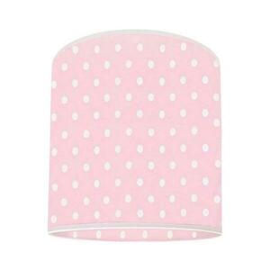 Csere lámpabúra csillárhoz DOTS átm. 15 cm rózsaszín kép