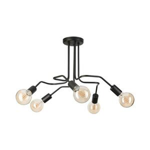 Felületre szerelhető csillár MATYLDA 5xE27/60W/230V fekete kép