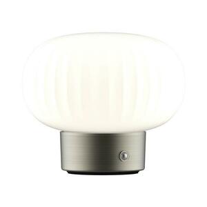 LED Dimmelhető érintős asztali lámpa LATTE LED/1, 8W/5V USB 2000 mAh króm/fehér kép