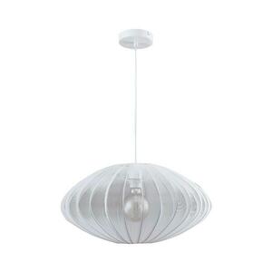 Csillár zsinóron KINU 1xE27/20W/230V átm. 50 cm fehér kép