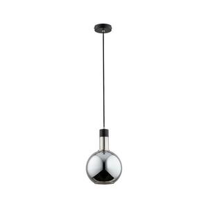 Csillár zsinóron MAYA 1xE27/60W/230V fekete/króm kép