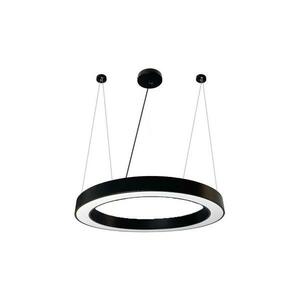 LED Csillár zsinóron LED/50W/230V 4000K átm. 100 cm fekete kép