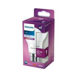 Philips LED Izzó Philips A60 B22/7, 5W/230V 4000K kép