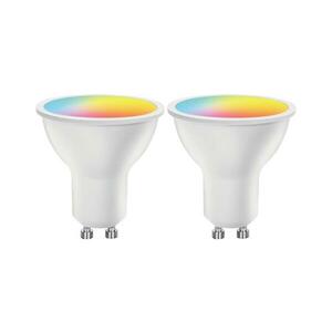 B.V. KÉSZLET 2x LED RGBW Dimmelhető izzó MESH Intelligens GU10/6, 5W/230V 2700 kép