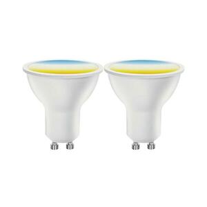 B.V. KÉSZLET 2x LED Dimmelhető izzó MESH Intelligens GU10/6, 5W/230V 2700 kép