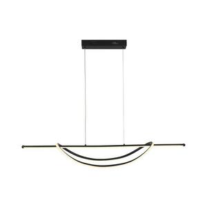 LED Csillár zsinóron AMBAR LED/35W/230V fekete kép