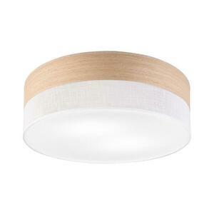 Mennyezeti lámpa SIRJA WOOD 2xE27/15W/230V átm. 45 cm fehér/tölgy kép