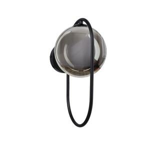 Fali lámpa CORDEL 1xG9/28W/230V fekete/füstös fekete kép