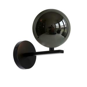 Fali lámpa KAMA 1xG9/28W/230V fekete/füstös fekete kép