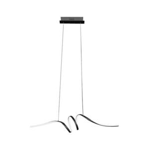 LED Csillár zsinóron LOOP LED/28W/230V fekete kép
