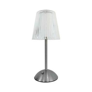 LED Dimmelhető érintős újratölthető asztali lámpa ELBA LED/1, 6W/800 mAh matt króm/átlátszó kép