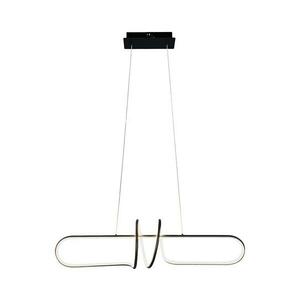 LED Csillár zsinóron VERTIGO LED/54W/230V fekete kép