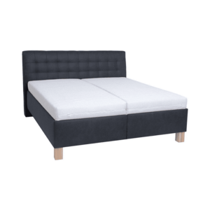 POHODA Kárpitozott ágy tárolóhellyel matrac nélkül VIOLET 180x200 cm antracit kép