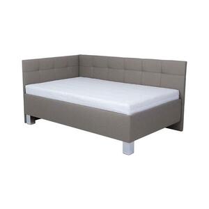 POHODA Kárpitozott ágy tárolóhellyel matrac nélkül MARIA PETITE 120x200 cm taupe kép