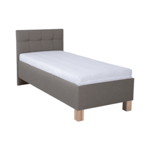 POHODA Kárpitozott ágy tárolóhellyel matrac nélkül MARIA ONE 90x200 cm taupe kép