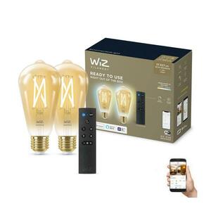 WiZ KÉSZLET 2xLED Dimmelhető izzó ST64 E27/7W/230V 2000 kép